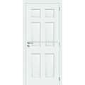 6 painel branco pintado do Prehung moldado porta